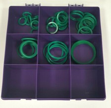 60 Pce HYDRAULIC SAE FLANGE SEAL KIT WITH PARTS BOX HYDRAULIC FACE SEAL