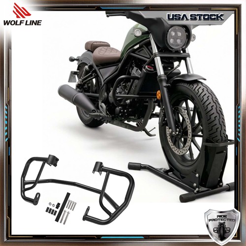 Crash bars for honda rebel - crash,