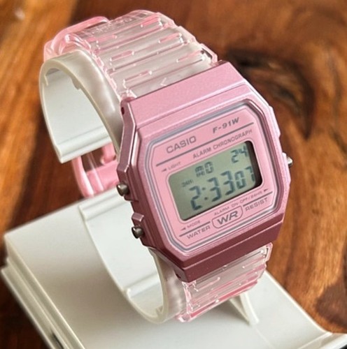 Casio 91ws 4jh pink - f-91ws-4jh,