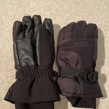 Black Unisex/Womens Ski Gloves