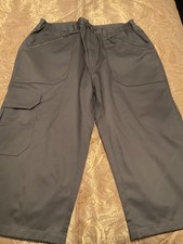 BNWOT GENTS GREY THREE QUARTER TROUSERS FROM COTTON TADRS WAITER 34