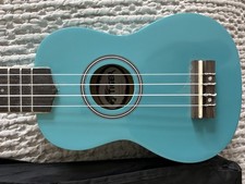 Tiger Soprano Ukulele for Beginners in Blue 