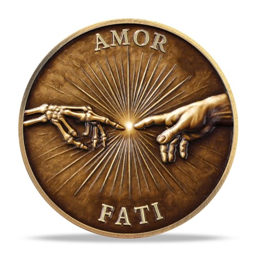 Skull memento mori coin - mori,