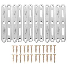  6 Sets Heavy Duty Railway Sleeper Fixings Bed-rail Hardware Spare Parts