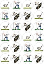 24 Golf Sport Cupcake Fairy