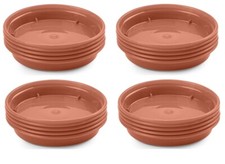 20 Plant Pot Saucers Plastic