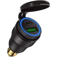 12V 24V Dual USB Charger Plug