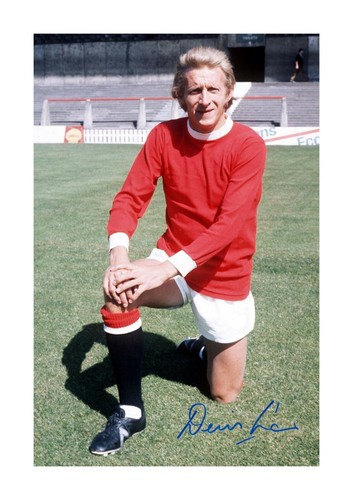 Denis law signed mounted - signed,