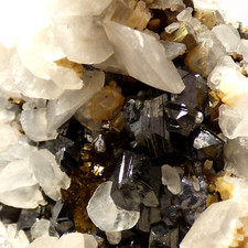 Shiny sphalerite pyrite - sphalerite,
