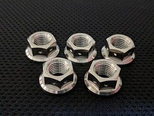 BMW S1000RR Drilled rear sprocket nuts 10-17 Ti sprocket flange nuts K46