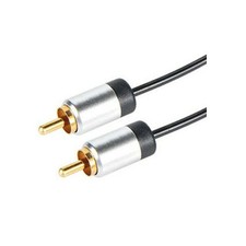 Slim 3m Digital Coaxial Cable Audio Screened Coax 24k Gold Thinner Lead 