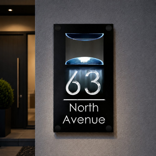 Laser house number - laser,