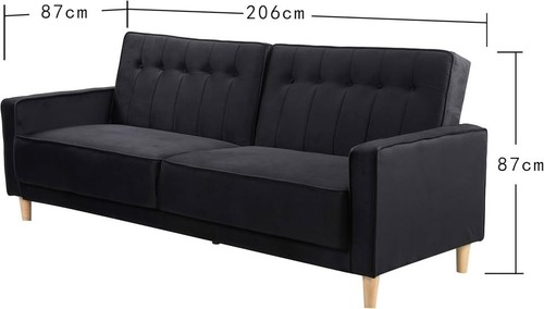 Black seater sofa bed brand - sofa,