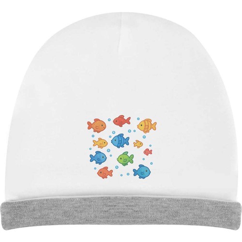 Rainbow fish kids slouch hat - 'rainbow, fish'