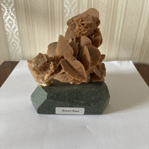 Desert sand rose mounted - desert, on