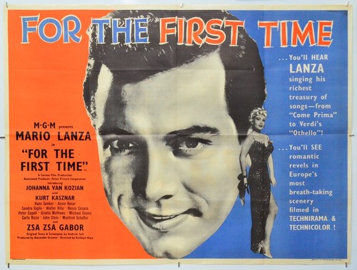 For the first time - for,