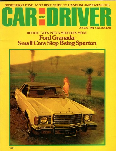 Car driver august 1974 - car,