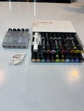 20 Chameleon Pens, 5 Blue Colour Tops & Colourless Blender £89 New