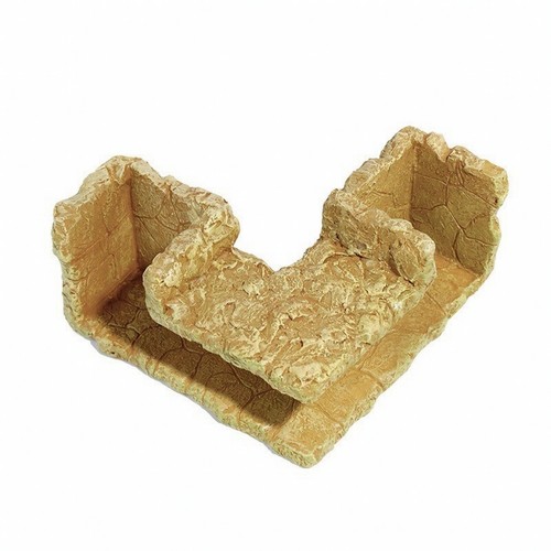Aquarium corner hide - corner, base