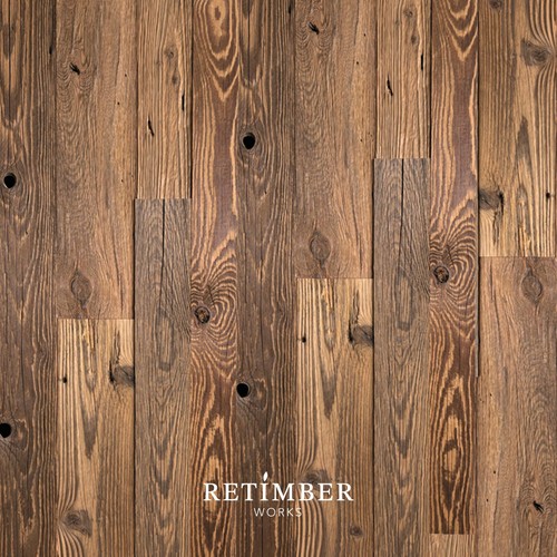 Reclaimed wood wall panelling - wood,