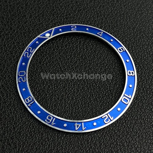 Blue silver 38mm sloping - &,
