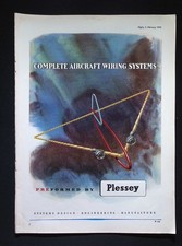 Original 1954 Advert Plessey