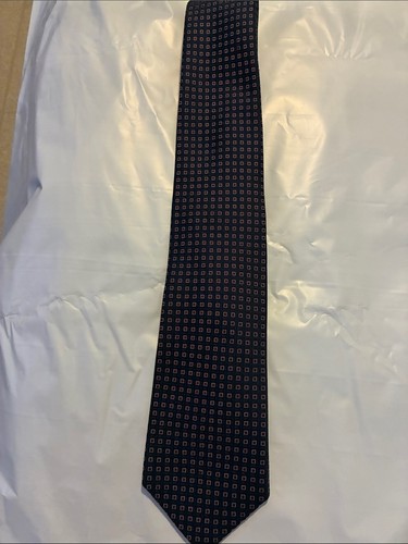 Club room navy silk - navy, tie