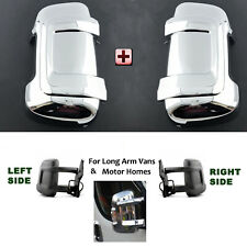 Fits Citroen Relay 2006-2024 Wing Mirror Cover Protectors L & R Side Chrome Wing