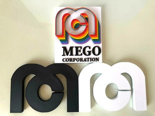 Mego corporation logo - mego,