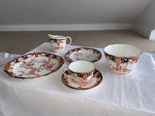 Crown derby amari tea set - crown,