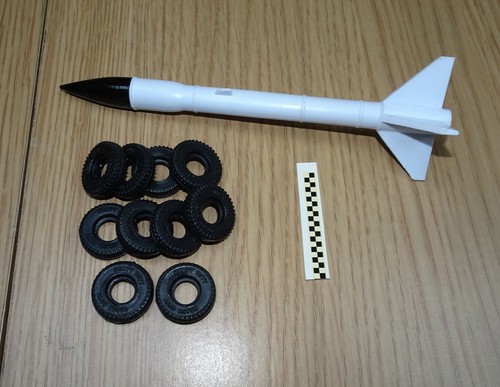 Dinky 665 honest - honest, missile
