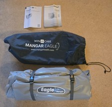 MANGAR EAGLE EMERGENCY LIFTING CUSHION, AIRFLO COMPRESSOR, MAINS ADAPTER, UNUSED