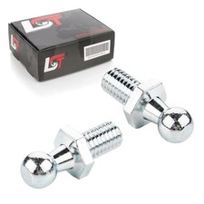 2x Ball Joint Pin Gas Spring M8 Thread 10mm Ball Head DIN71803 for SKODA