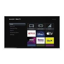 Sharp 2T-C43GD2025K Dolby Digital Smart LED 43'' Roku TV [Stain/No Stand] B