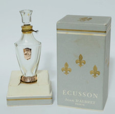 Old Perfume Glass Bottle Flacon Ecusson Jean d'Albret Paris