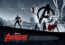 Marvel Avengers Endgame ODEON A3 Poster 1/2 Matt Ferguson, Captain America, Thor