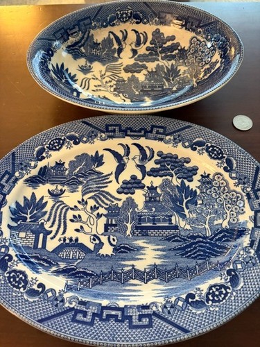 Vintage blue willow - vintage,