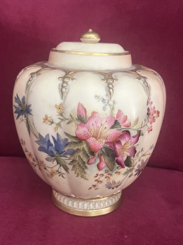 Antique royal worcester pot - antique,