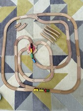 Brio-Compatible Wooden Train