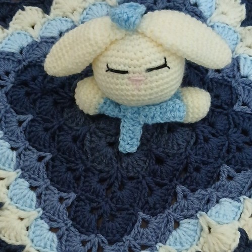 Handmade crochet baby security - baby,