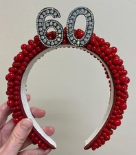 Personalised Any Age Red Pearl