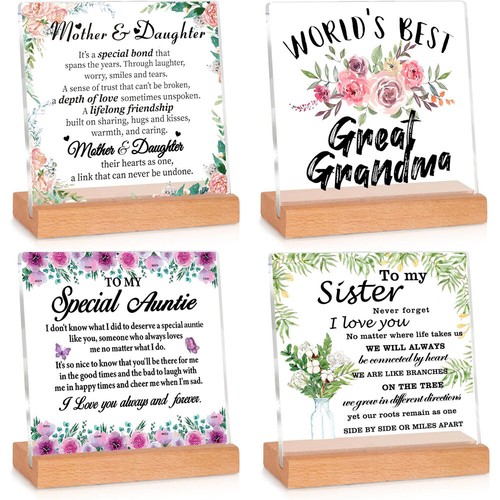 Acrylic plaque gifts for mum - plaque,