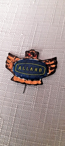Vintage tin plate allard - plate,