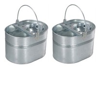 Mop Bucket Galvanised Metal