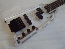 Pro 4 String Clear Body Lucite