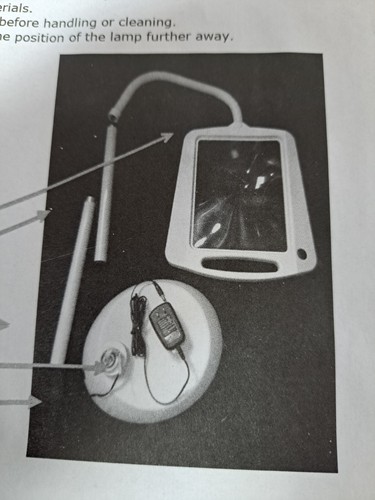Magnifying glass with light - with,