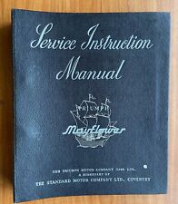 Triumph Mayflower original Service Manual Workshop Manual Renown Brochure 1951