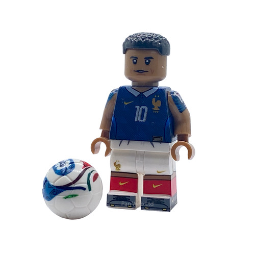Mbappe footballer minifigure - mbappe,