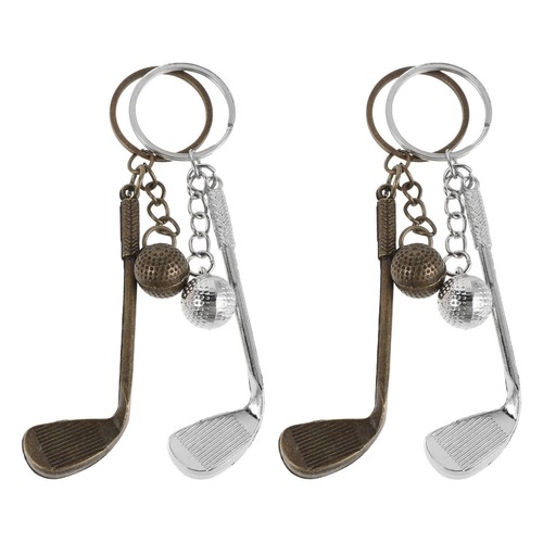 Golf lover keychain - lover, metal