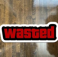 Gta wasted rug - wasted, x